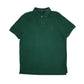 Mens Green Polo Ralph Lauren Custom Slim Fit Short Sleeve Polo Shirt