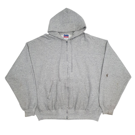 Mens Grey Champion  Full Zip Jumper