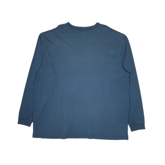 Mens Blue Carhartt   T Shirt