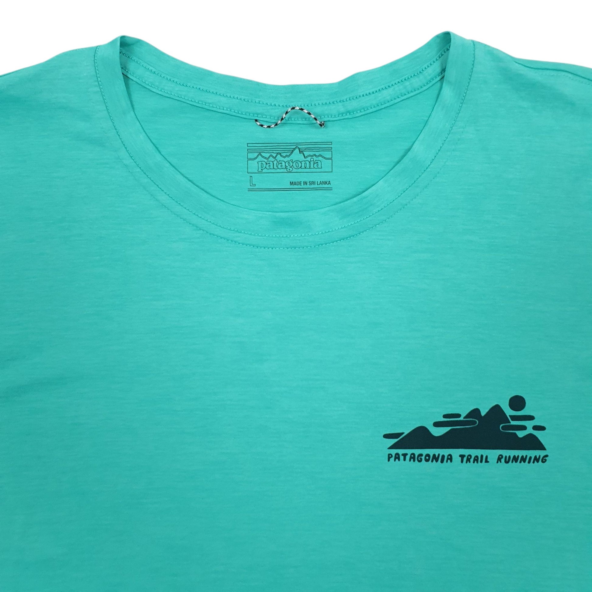 Mens Green Patagonia Capilene  T Shirt