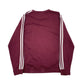 Mens Burgundy Adidas  Crewneck Jumper