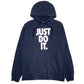 Mens Navy Nike Just Do It Hoodie Jumper