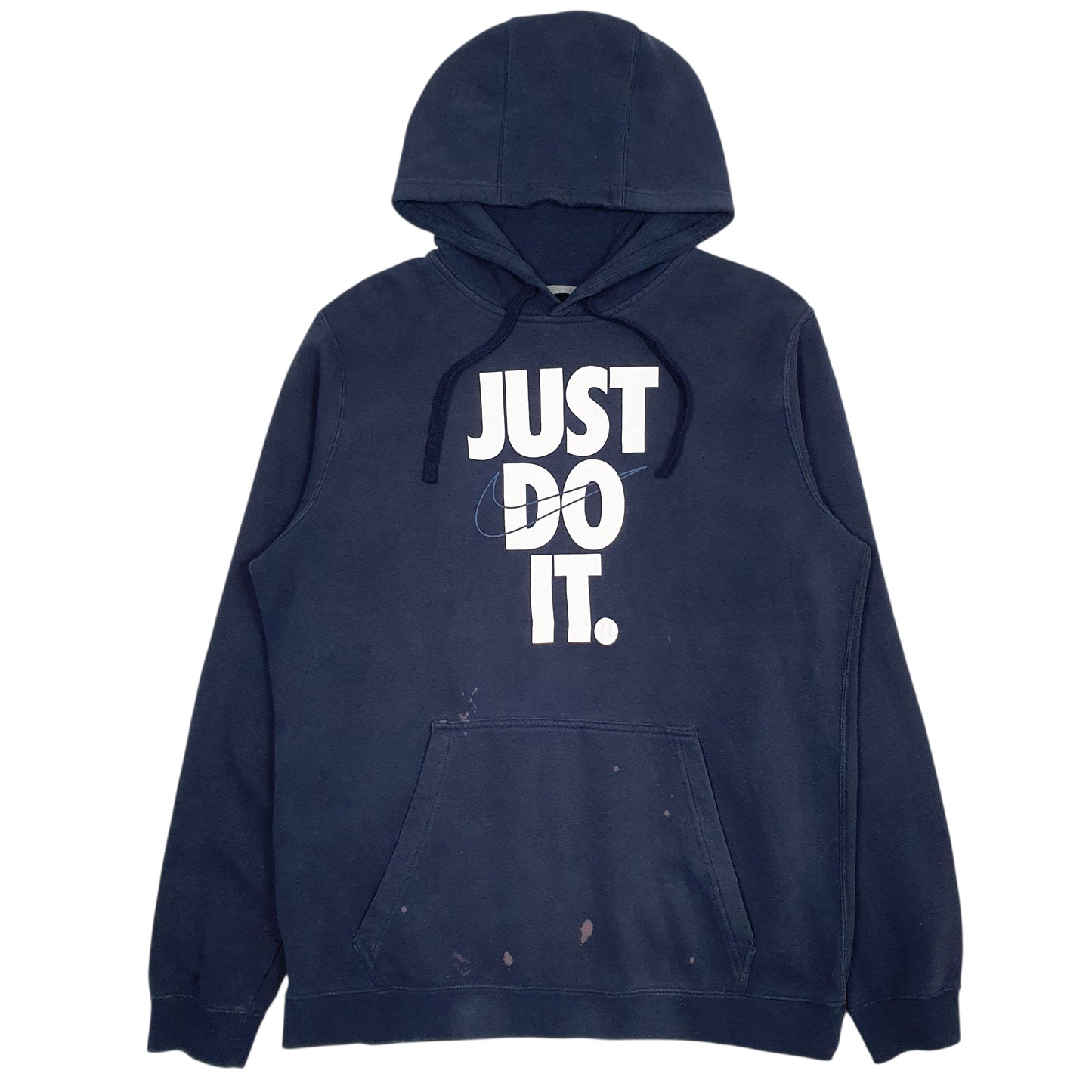 Mens Navy Nike Just Do It Hoodie Jumper