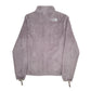 Womens Grey The North Face Fluffy Full Zip Jumper
