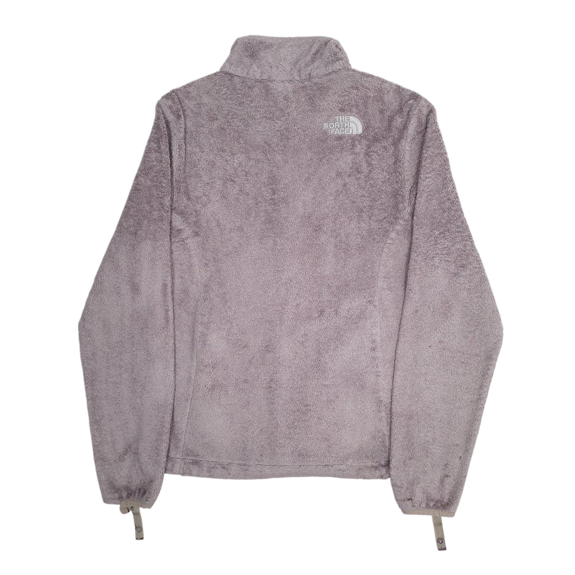 Womens Grey The North Face Fluffy Full Zip Jumper