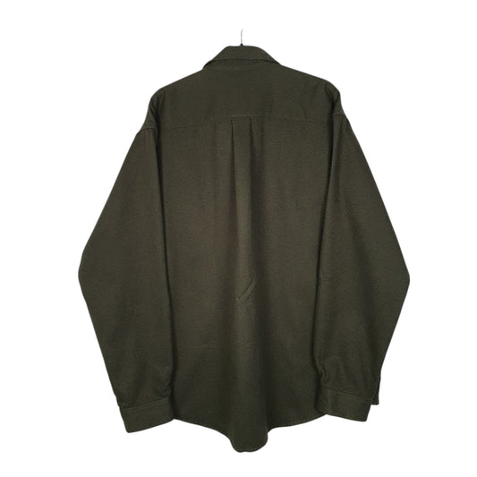 Mens Green L.L.Bean Thick  Shirt