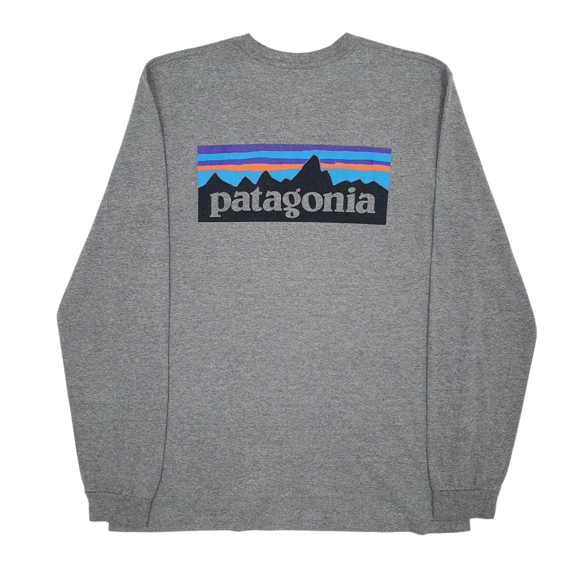 Mens Grey Patagonia   T Shirt