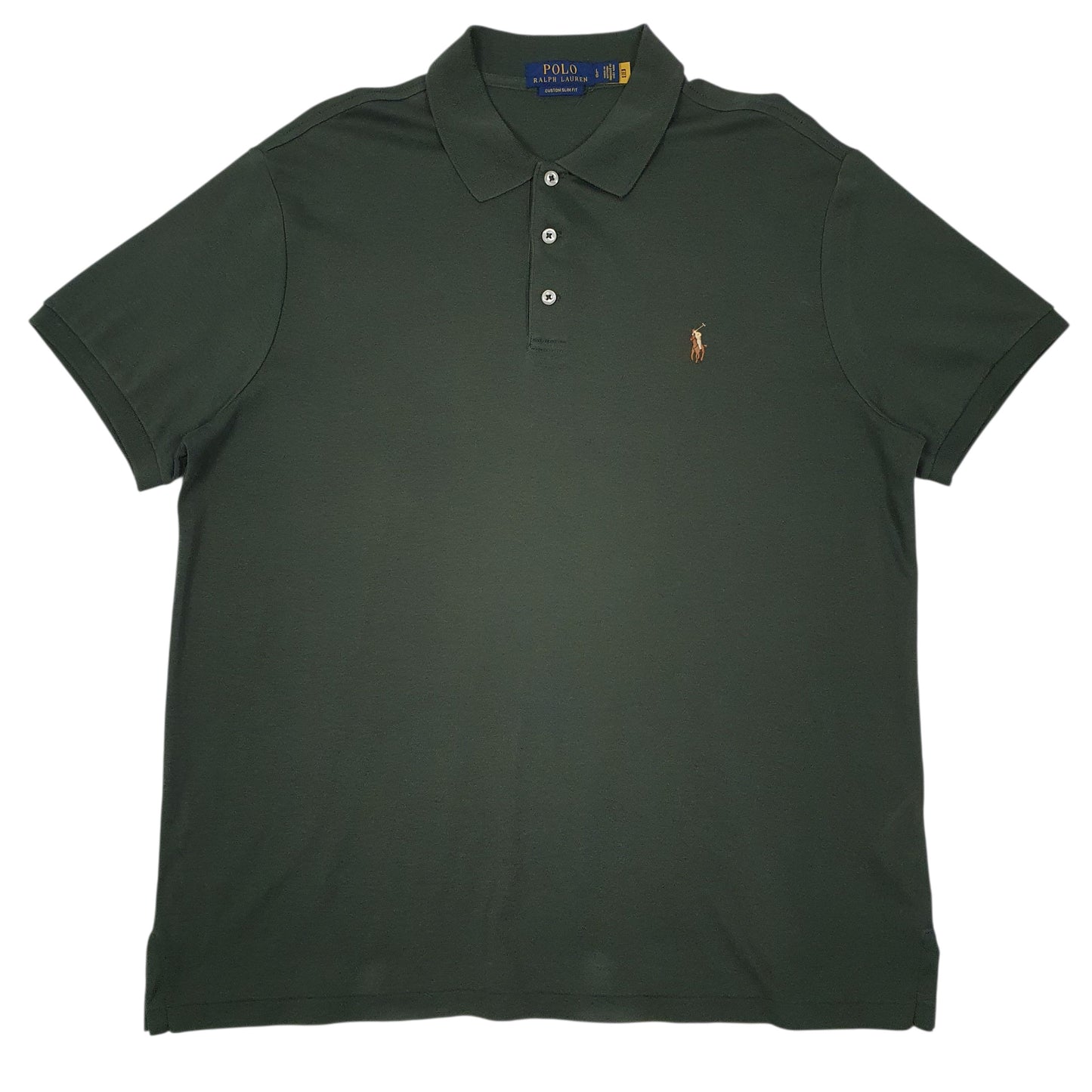 Mens Green Polo Ralph Lauren  Short Sleeve Polo Shirt