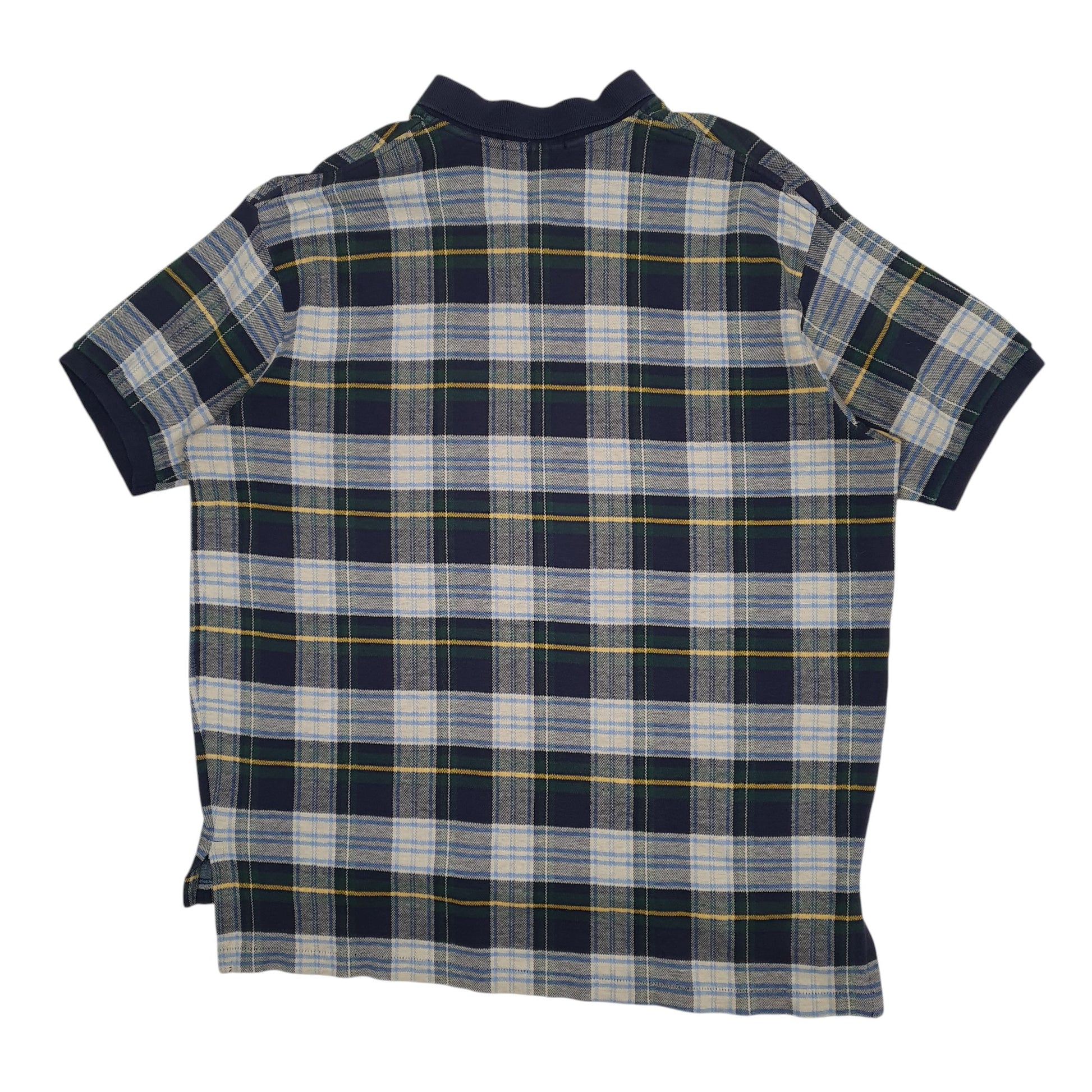 Mens Navy Polo Ralph Lauren Vintage 90s Made In USA  Polo Shirt