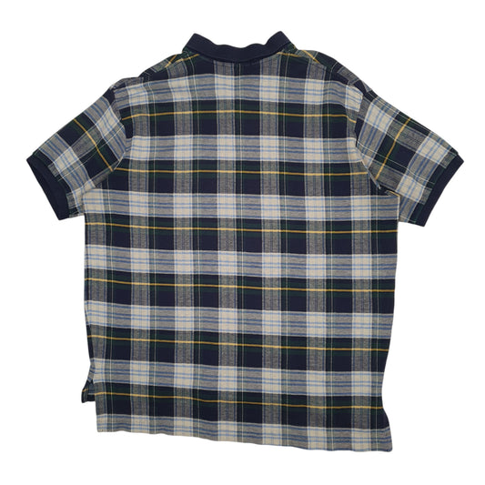 Mens Navy Polo Ralph Lauren Vintage 90s Made In USA  Polo Shirt