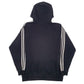 Mens Black Adidas Quarter Zip Hoodie Jumper