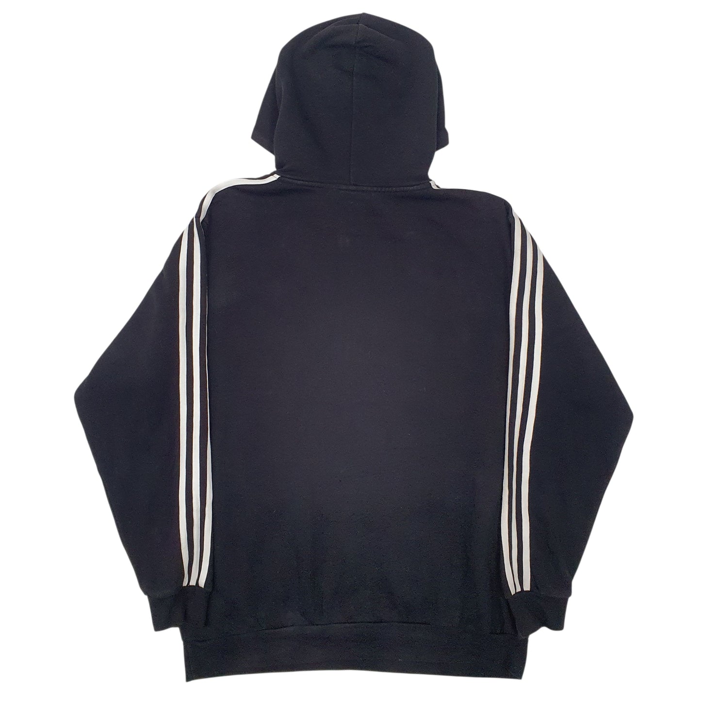 Mens Black Adidas Quarter Zip Hoodie Jumper