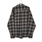 Mens Green Woolrich Thick Flannel Plaid  Shirt
