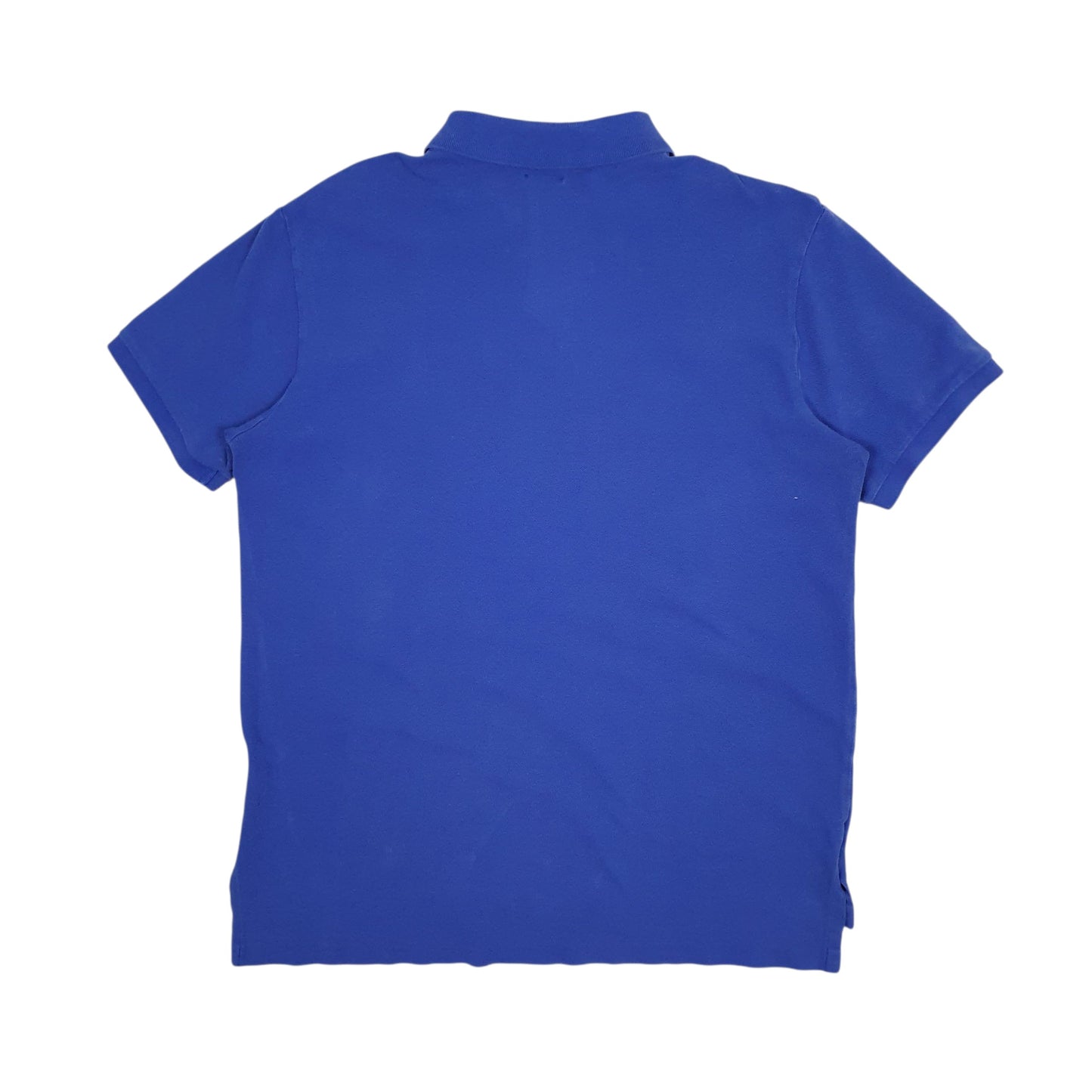 Mens Blue Polo Ralph Lauren Custom Fit  Polo Shirt