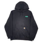 Mens Black Carhartt Original Fit Hoodie Jumper