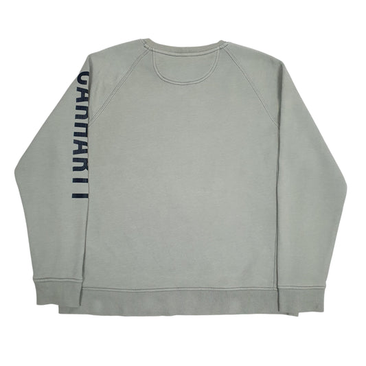 Womens Green Carhartt  Crewneck Jumper