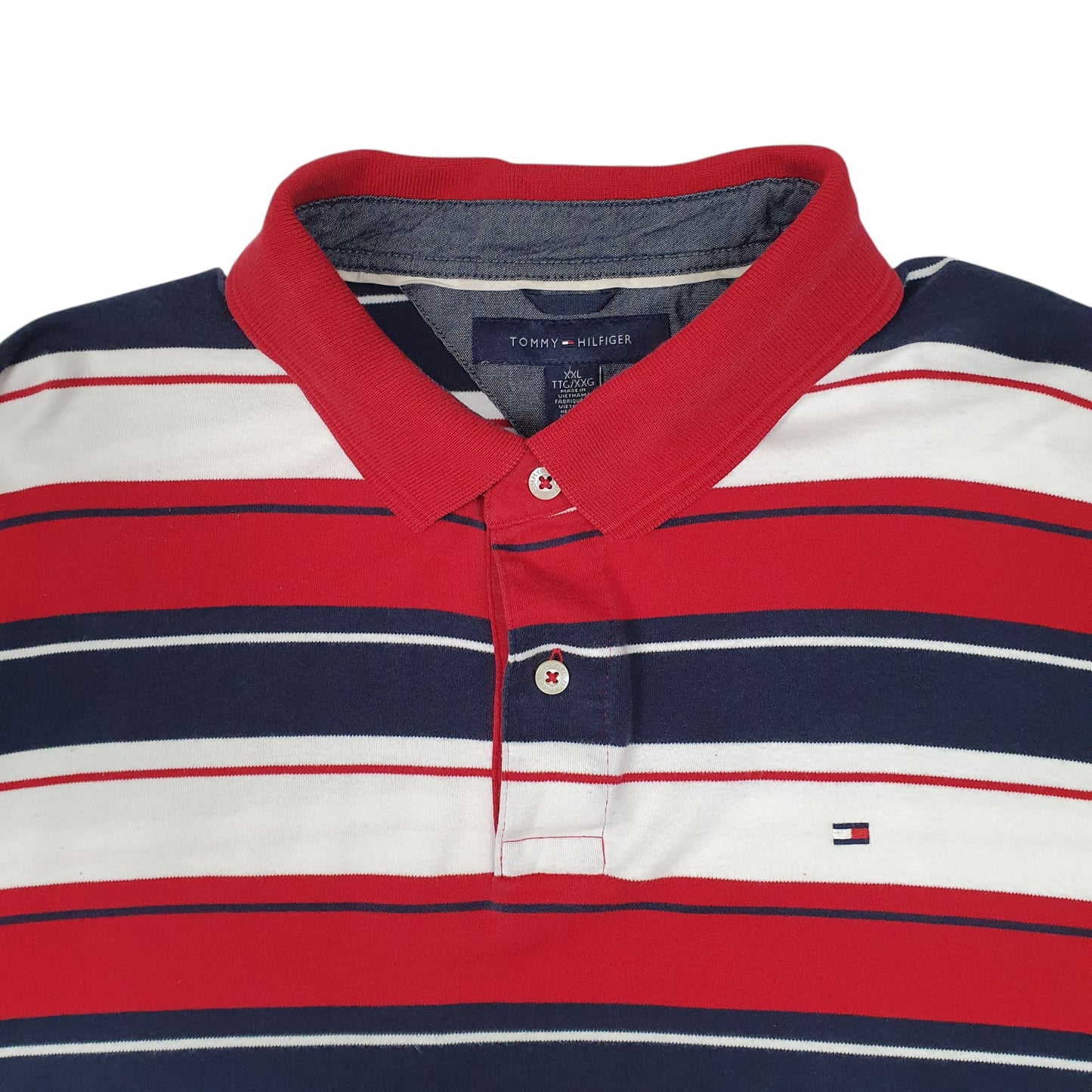 Mens Red Tommy Hilfiger   Polo Shirt