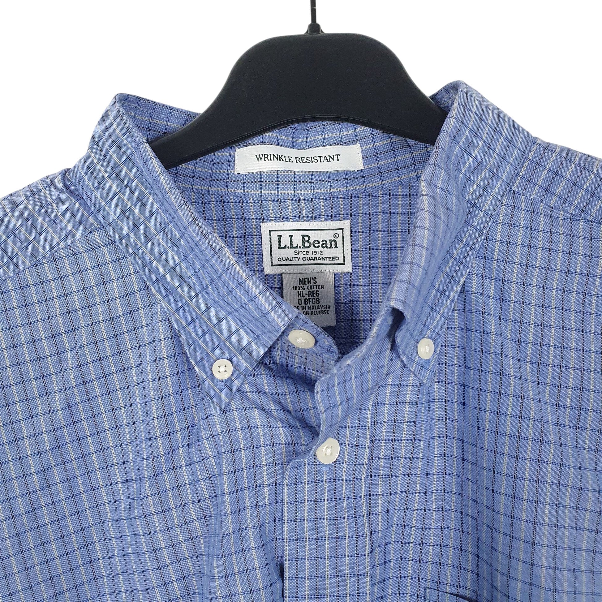 Mens Blue L.L.Bean   Shirt
