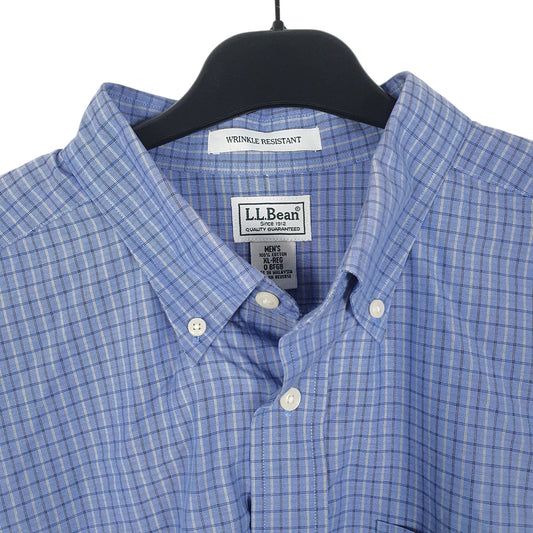 Mens Blue L.L.Bean   Shirt