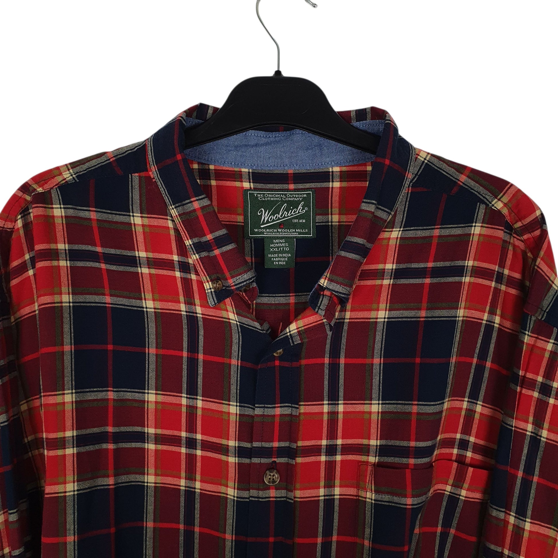 Mens Red Woolrich   Shirt