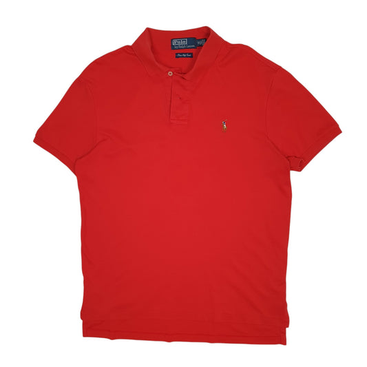 Mens Red Polo Ralph Lauren  Short Sleeve Polo Shirt