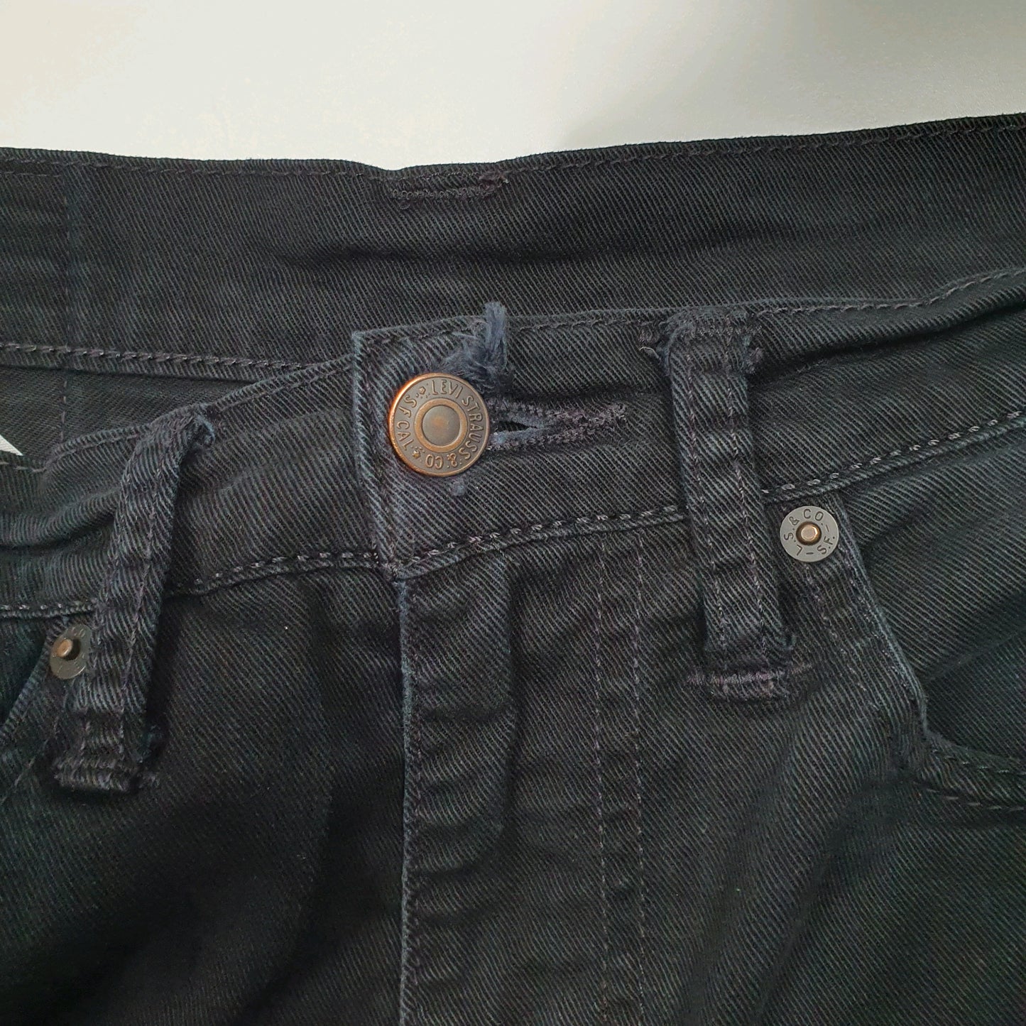 Mens Black Levis   Jeans