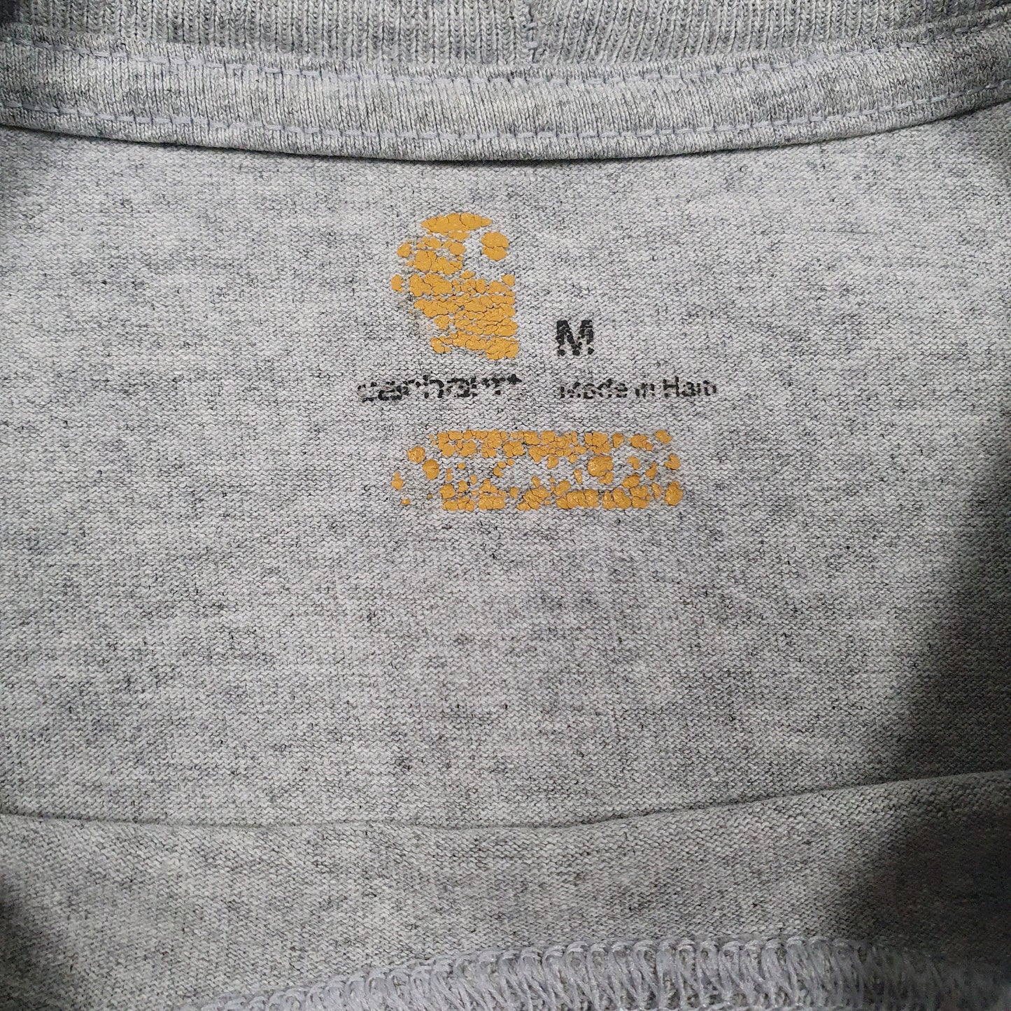 Mens Grey Carhartt   T Shirt