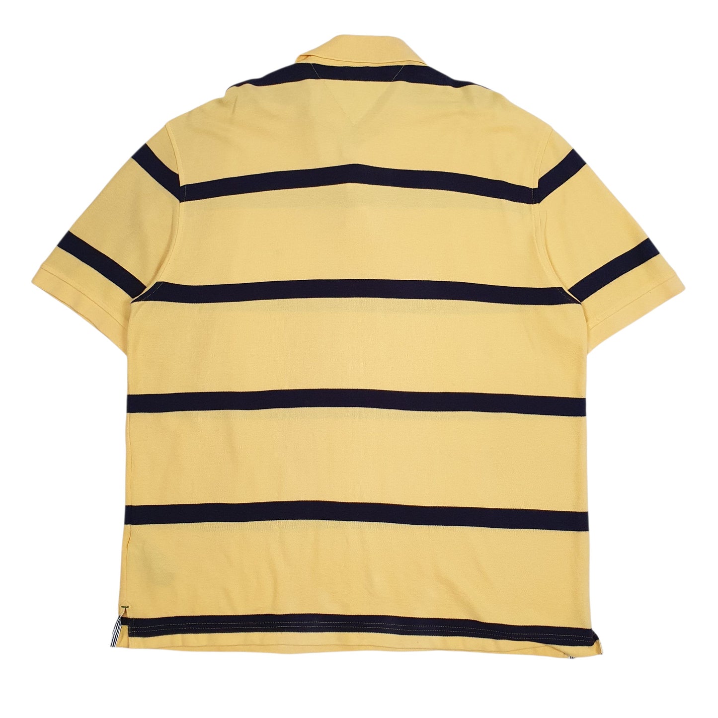 Mens Yellow Tommy Hilfiger  Hoodie Polo Shirt