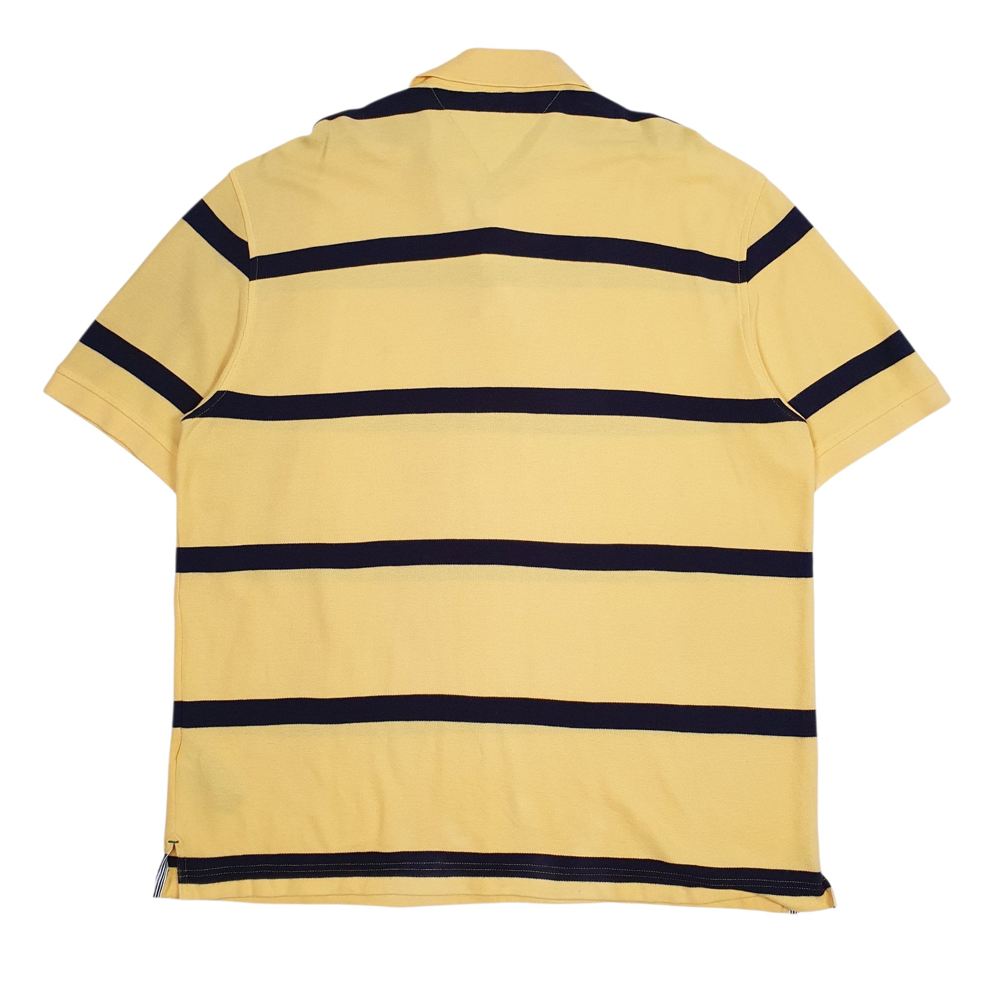 Mens Yellow Tommy Hilfiger  Hoodie Polo Shirt