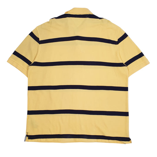 Mens Yellow Tommy Hilfiger  Hoodie Polo Shirt