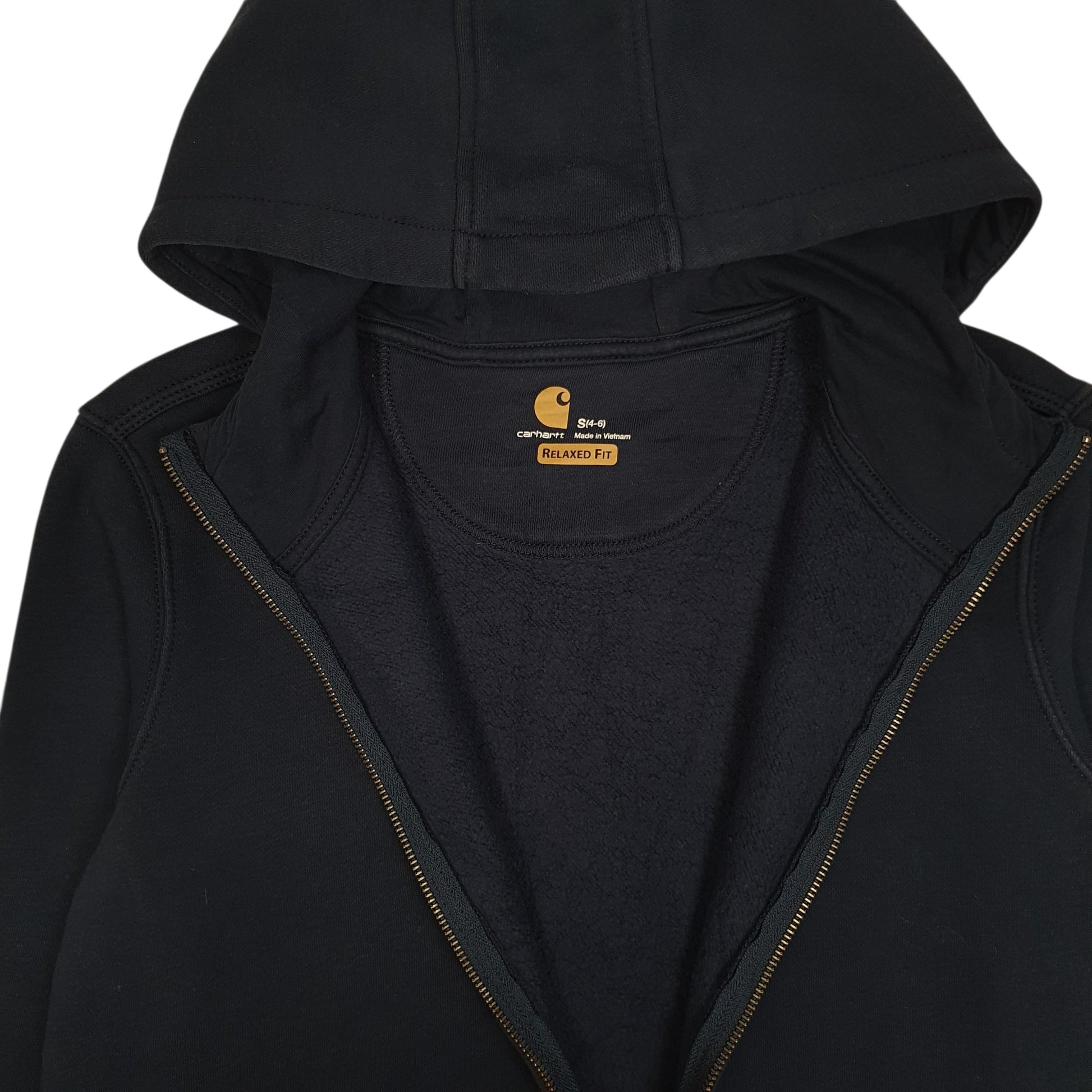 Womens Navy Carhartt Hoodie Full Zip Jumper