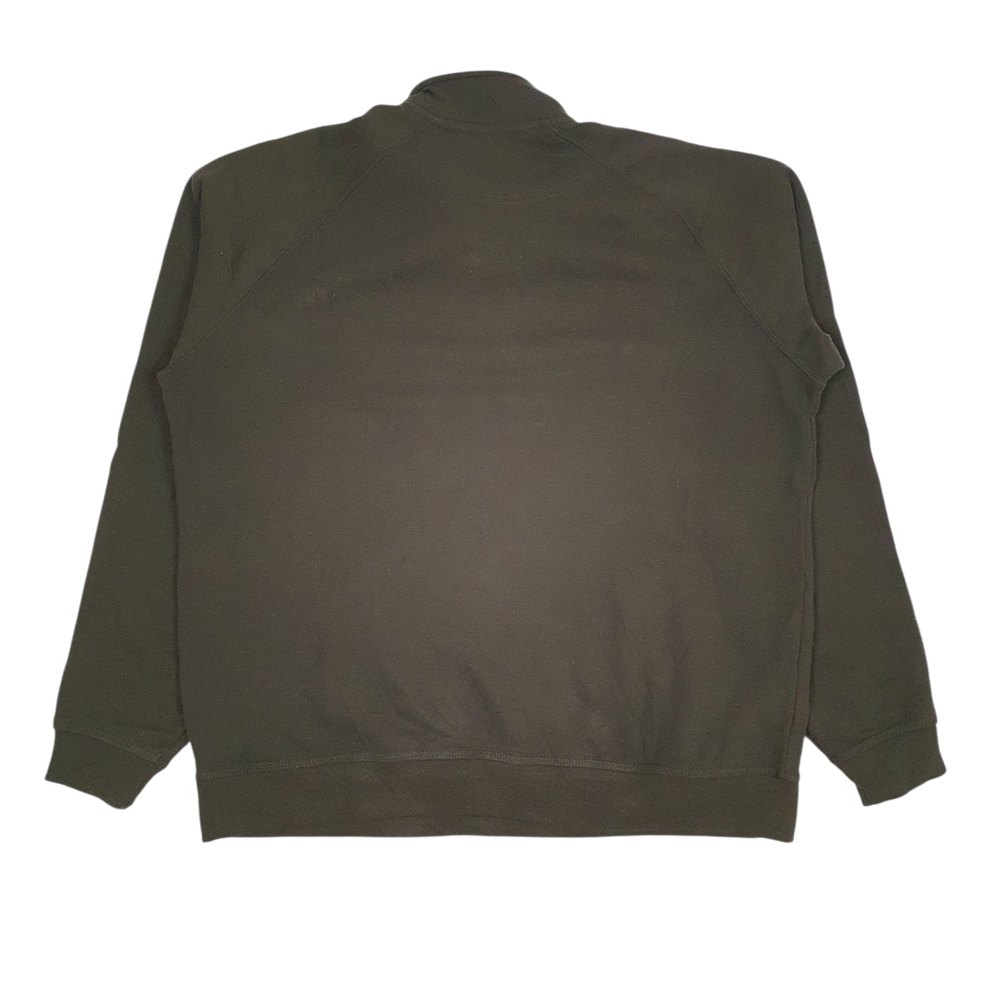 Mens Green Carhartt General Electric Quarter Zip Jumper