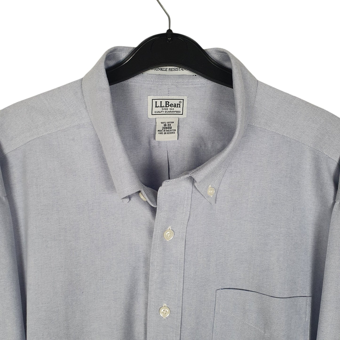 Mens Blue L.L.Bean   Shirt