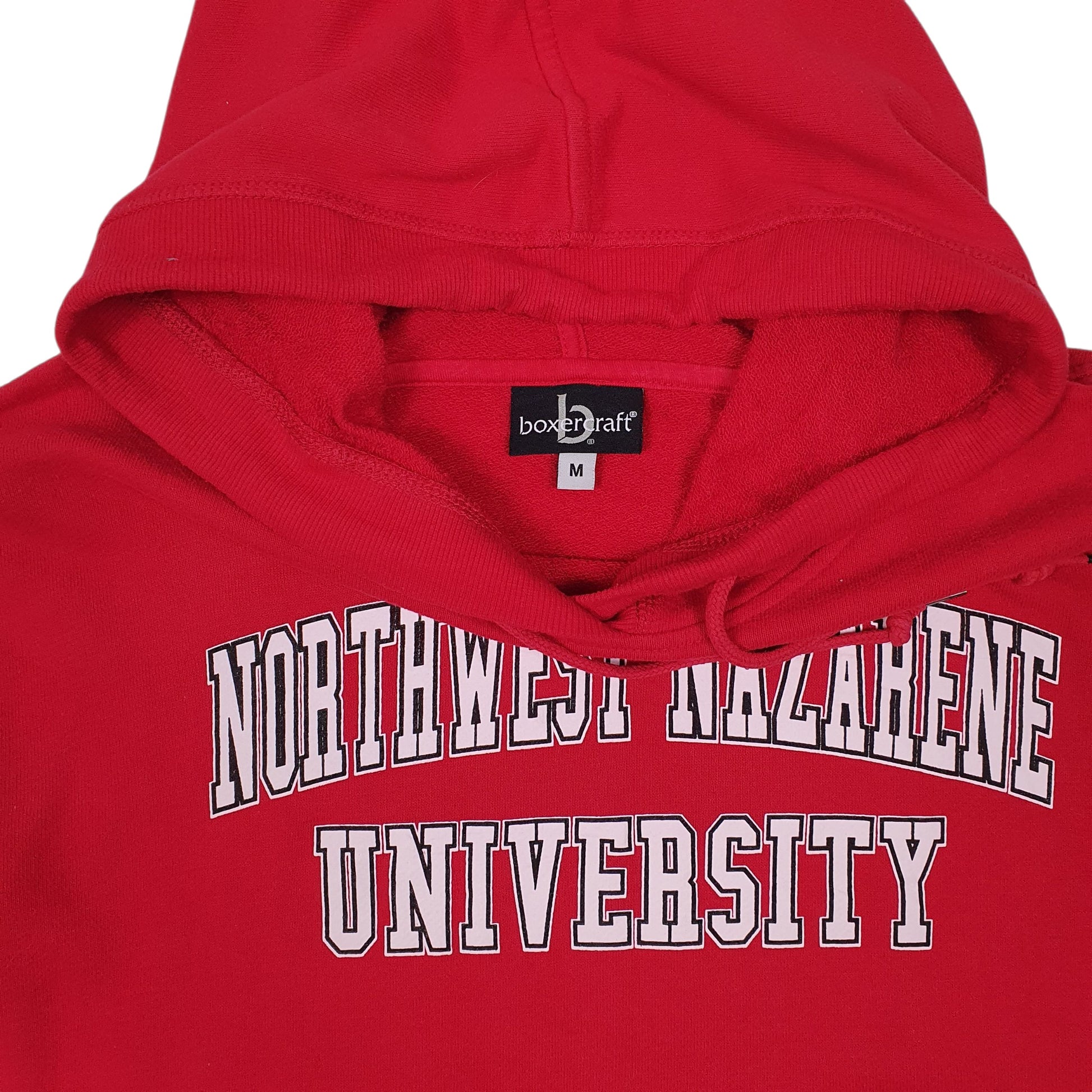 Mens Red Boxer Craft Northwest Nazarene University Hoodie Jumper