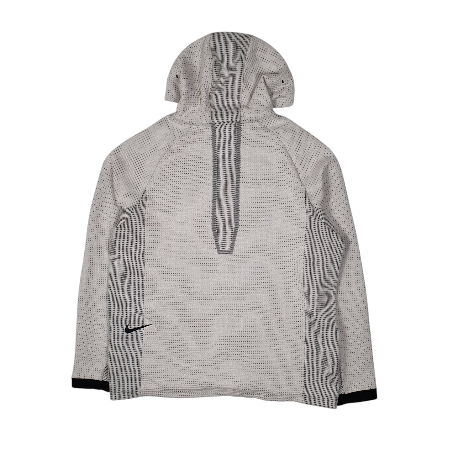 Mens White Nike Hoodie Full Zip Jumper