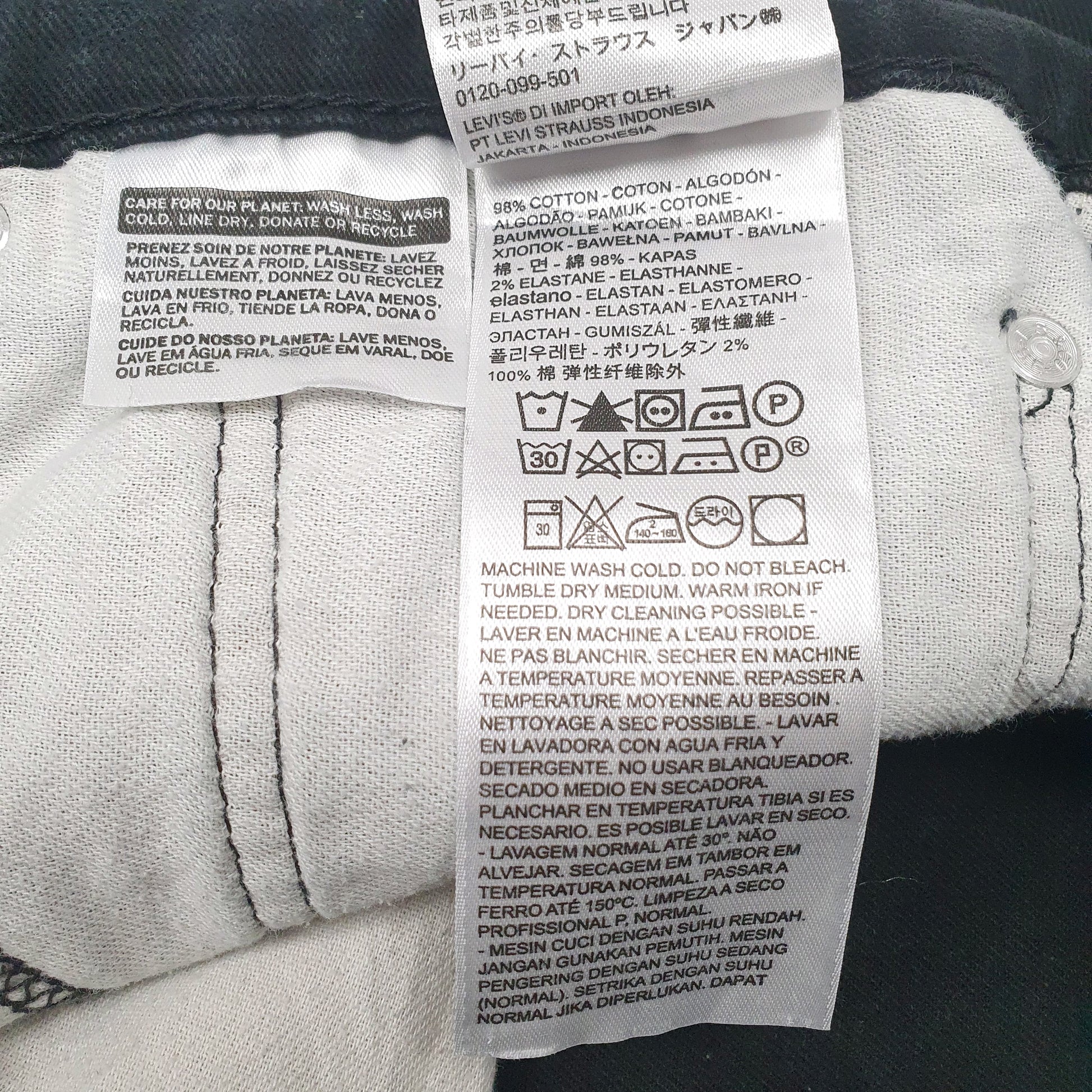 Mens Black Levis   Jeans