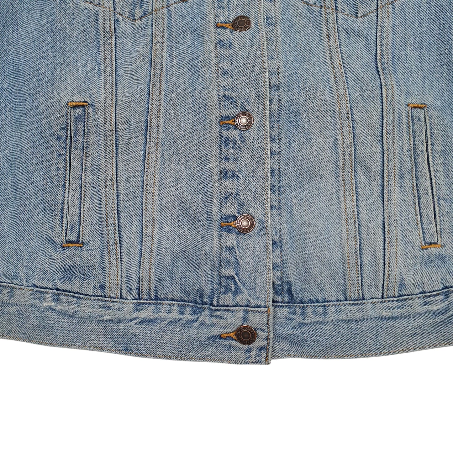Womens Blue Levis Type 3 Trucker  Coat