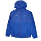 Mens Blue Nike Winterized Fleece Hoodie Coat