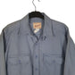 Mens Blue Woolrich Thick Chamois  Shirt