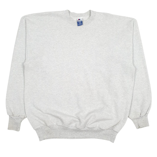 Mens Grey Champion Vintage 90s Crewneck Jumper