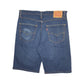 Mens Blue Levis 569 Stretch  Shorts