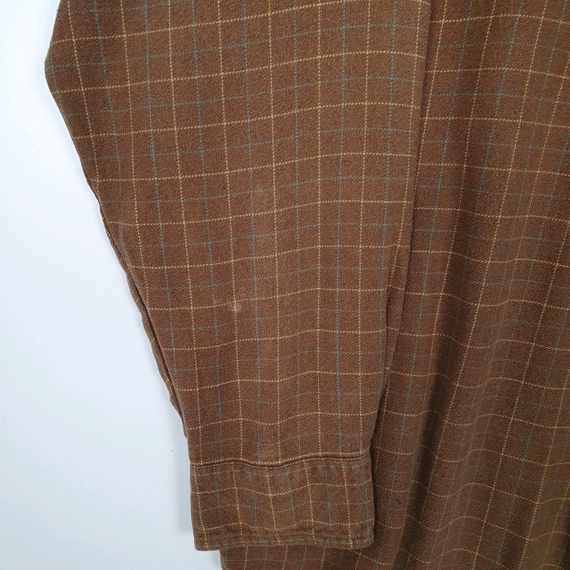 Mens Brown Woolrich   Shirt