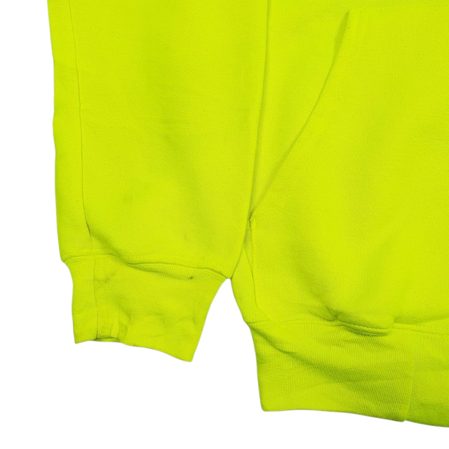 Mens Green Carhartt Hi-Vis Full Zip Jumper