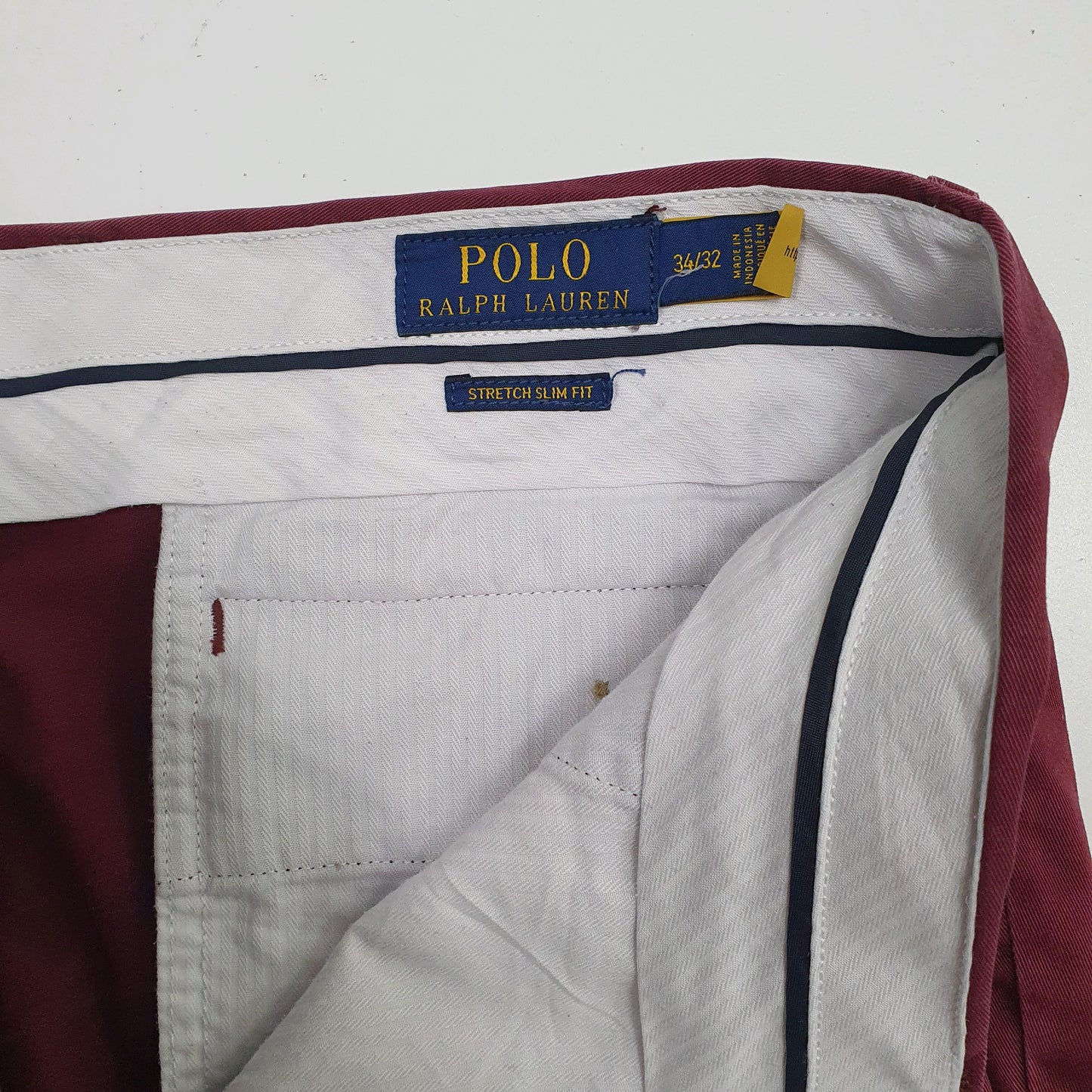Mens Burgundy Polo Ralph Lauren   Shorts