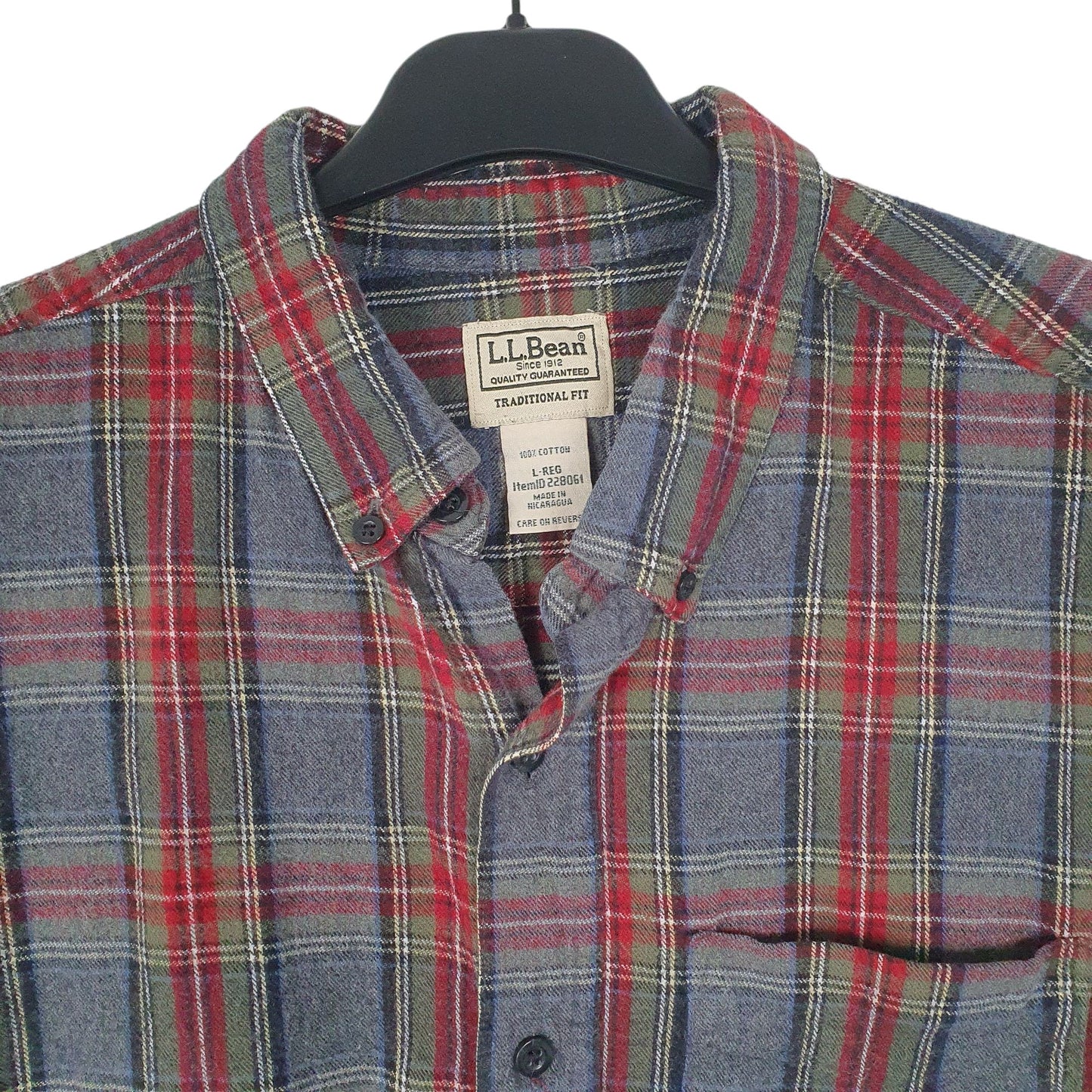 Mens Grey L.L.Bean   Shirt