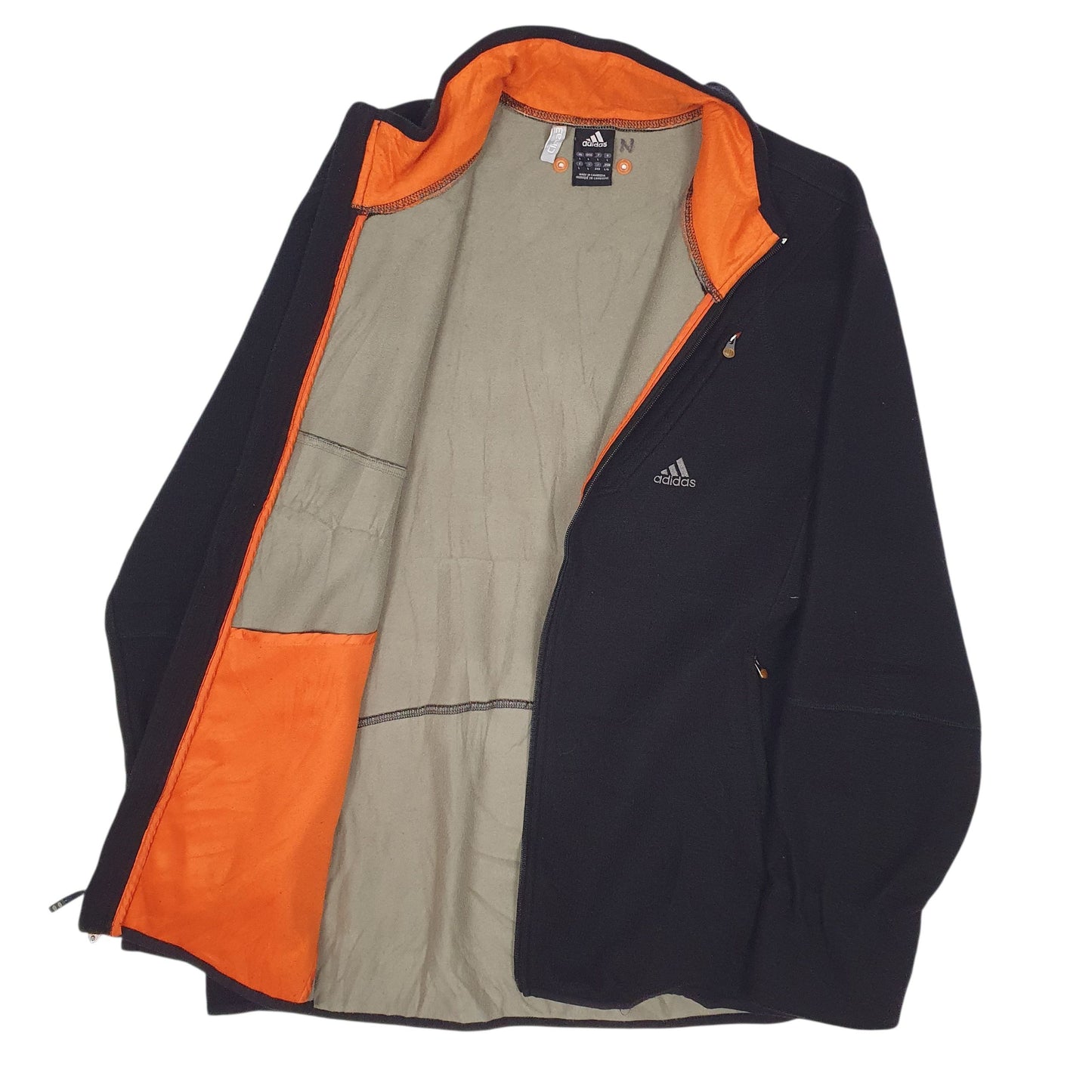 Mens Black Adidas Clima 365 Full Zip Jumper