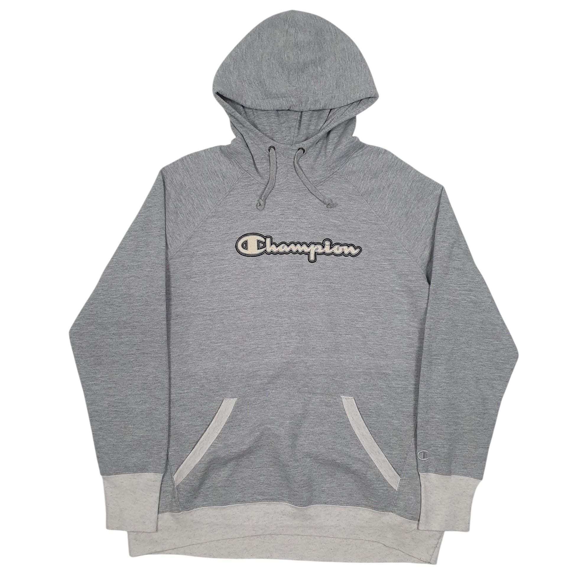 Mens Grey Champion  Hoodie Jumper