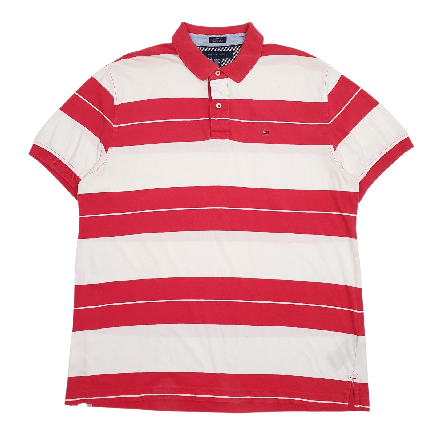 Mens White Tommy Hilfiger  Short Sleeve Polo Shirt