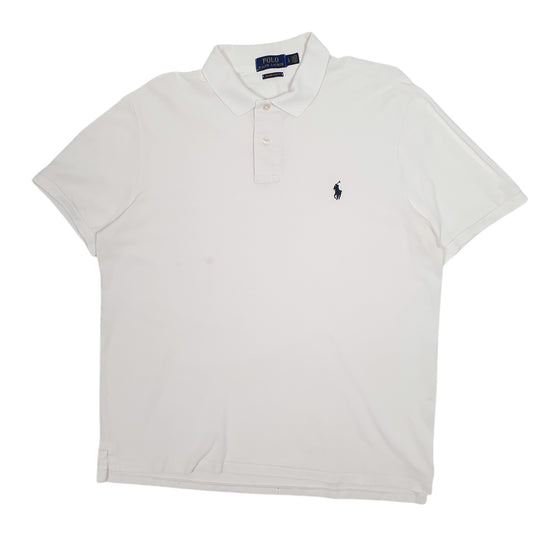 Mens White Polo Ralph Lauren  Short Sleeve Polo Shirt