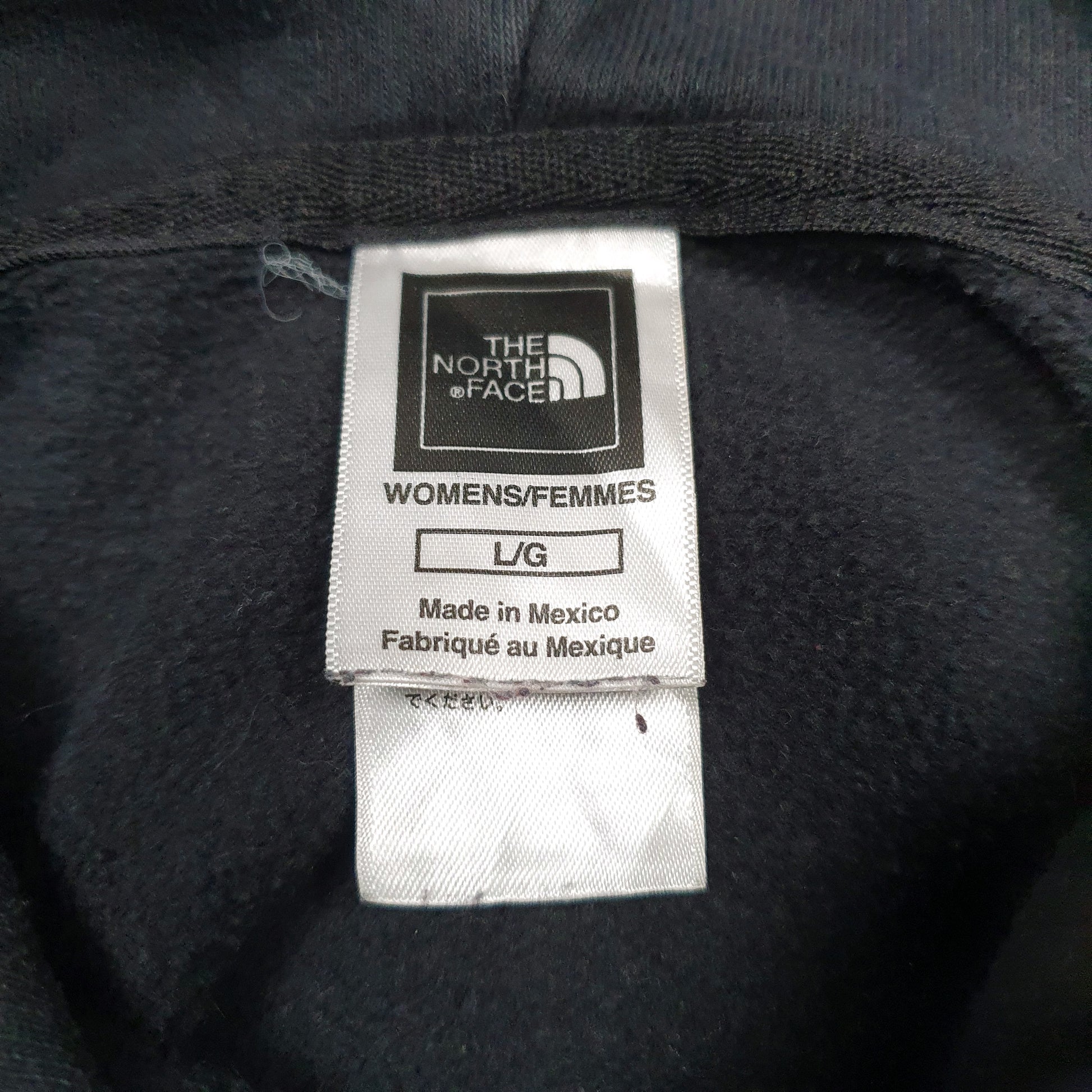 Womens Grey The North Face Spellout Hoodie Jumper